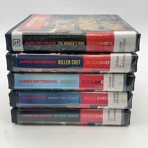 James Patterson BookShots Audiobooks Lot of 5 CD Unabridged Thriller Mystery